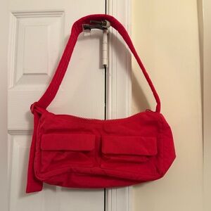Stylish Red Nylon Women's Bag - Baggu